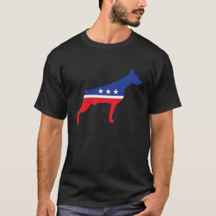 Doberman Pinscher Dog Political Symbol Election M T-Shirt