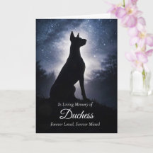 Doberman Pinscher Dog Sympathy Loss Spiritual
