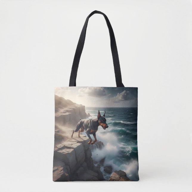 Doberman Pinscher Elegant Tote Bag (Front)