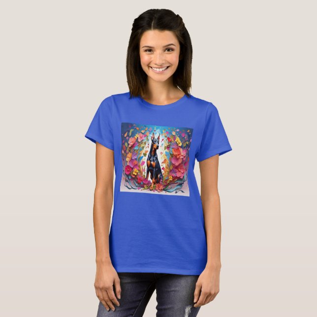 Doberman Pinscher Ever Mum T-Shirt (Front Full)
