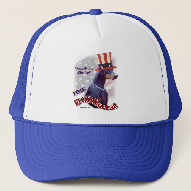 Doberman Pinscher Gifts Trucker Hat (Front)
