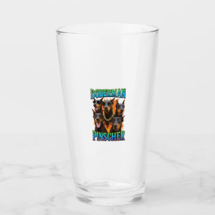 Doberman Pinscher Glass
