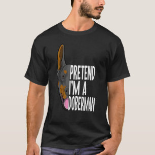 Doberman Pinscher Halloween Dog For Doberman Owner T-Shirt