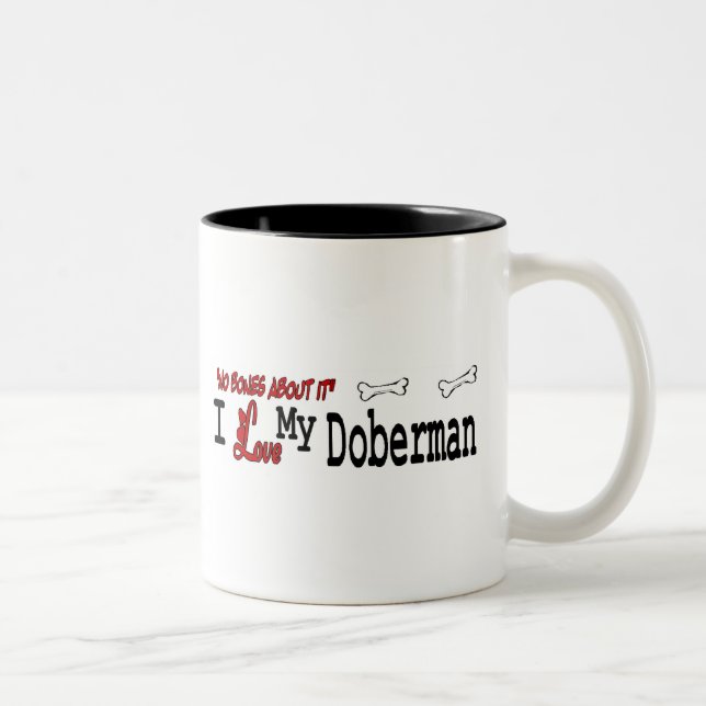 Doberman Pinscher (I Love) Mug (Right)