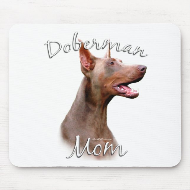 Doberman Pinscher (Isabella) Mum 2 Mouse Mat (Front)