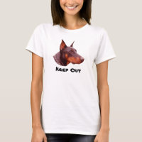 Doberman Pinscher Keep Out Funny 