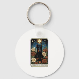 Doberman Pinscher Key Ring