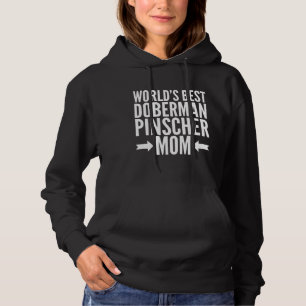 Doberman Pinscher Mom Fitted Scoop 472 Hoodie