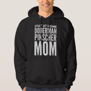 Doberman Pinscher Mom Fitted Scoop Hoodie