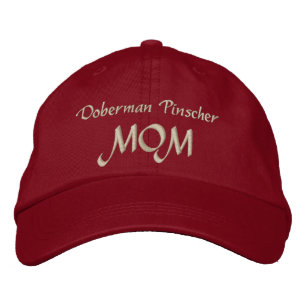 Doberman Pinscher MOM Gifts Embroidered Hat