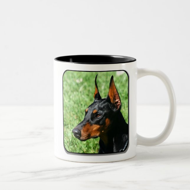 doberman pinscher mug (Right)