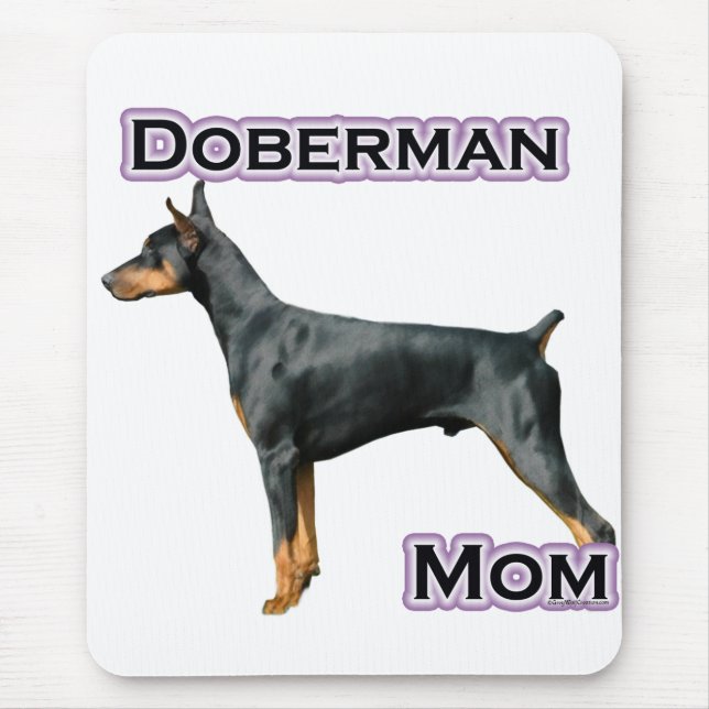 Doberman Pinscher Mum 4 Mouse Mat (Front)