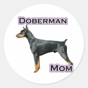 Doberman Pinscher Mum 4 - Sticker