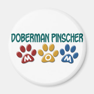 DOBERMAN PINSCHER Mum Paw Print 1 Magnet