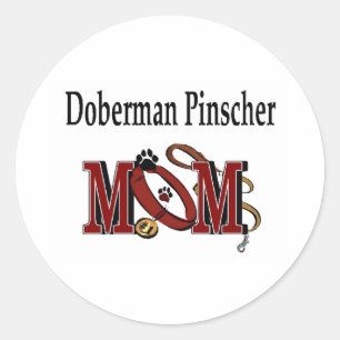 Doberman Pinscher Mum Sticker