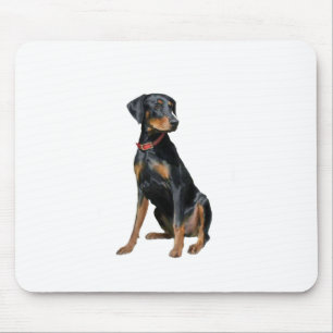 Doberman Pinscher (natural) Mouse Mat
