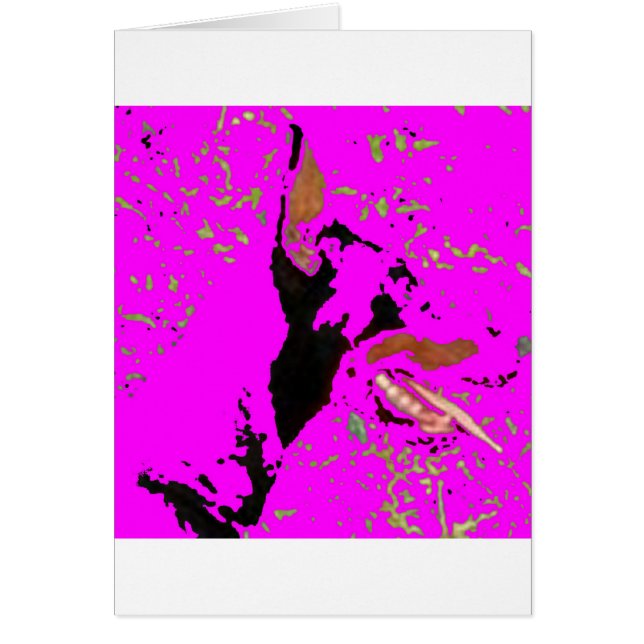 doberman pinscher odd art (Front)