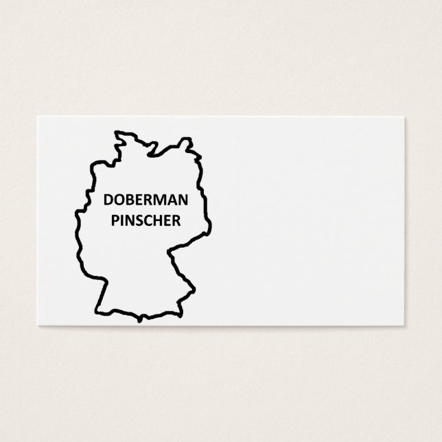 doberman pinscher origin outline (Front)