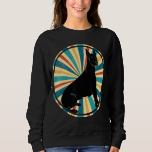 Doberman Pinscher Owner Dog Animal Pet Retro Dobe Sweatshirt