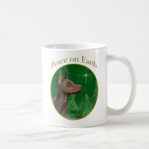 Doberman Pinscher Peace Coffee Mug