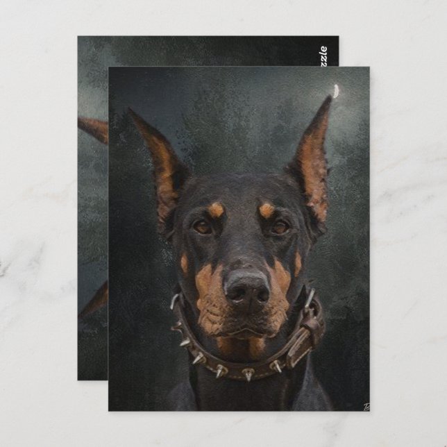Doberman Pinscher  Postcard (Front/Back)