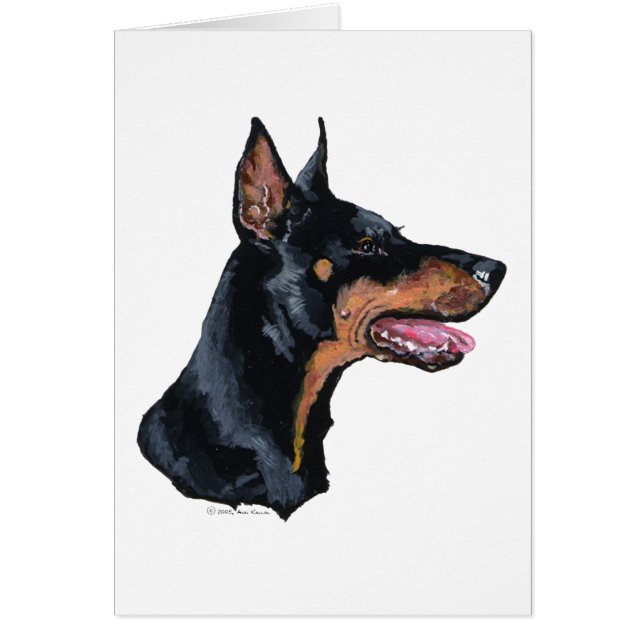 Doberman Pinscher Profile (Front)