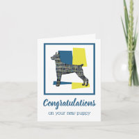 Doberman Pinscher Puppy Dog Congratulations