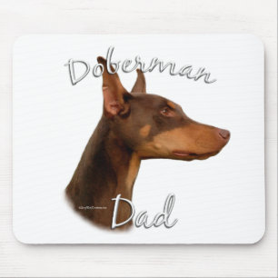 Doberman Pinscher (red) Dad 2 Mouse Mat