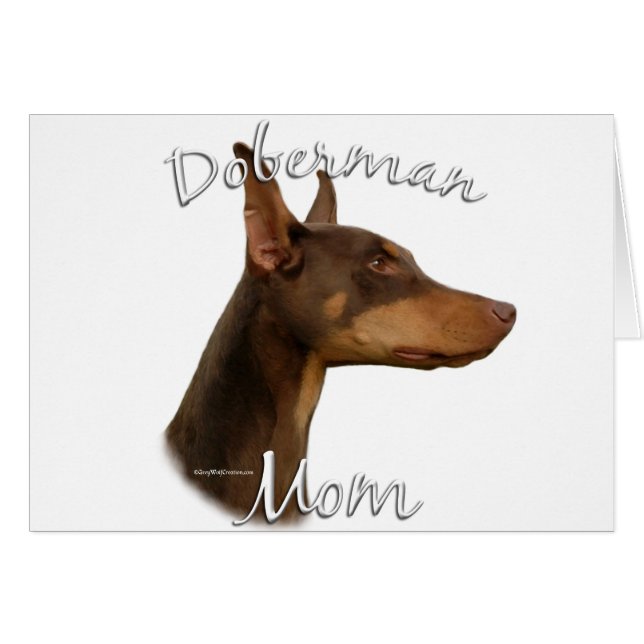 Doberman Pinscher (red) Mum 2 (Front Horizontal)