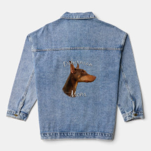 Doberman Pinscher (red) Mum 2 Denim Jacket