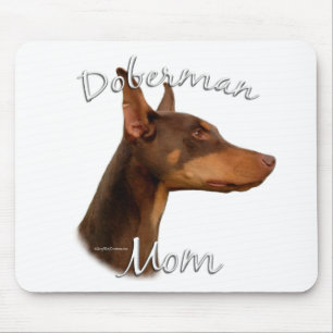 Doberman Pinscher (red) Mum 2 Mouse Mat