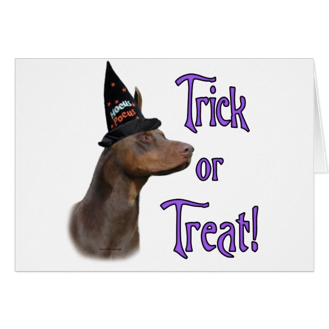 Doberman Pinscher (red) Trick (Front Horizontal)