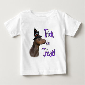 Doberman Pinscher (red) Trick Baby T-Shirt
