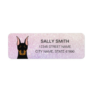 Doberman Pinscher Return Address Labels