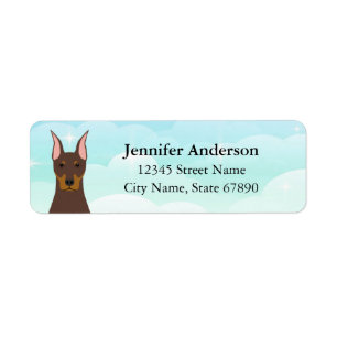 Doberman Pinscher Return Address Labels