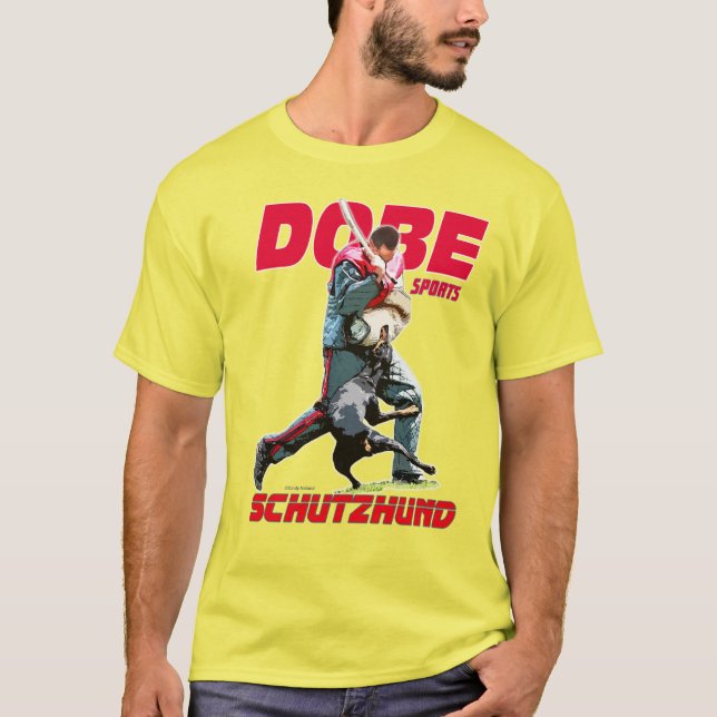 Doberman Pinscher Schutzhund design T-Shirt (Front)
