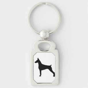 doberman pinscher silo black.png key ring