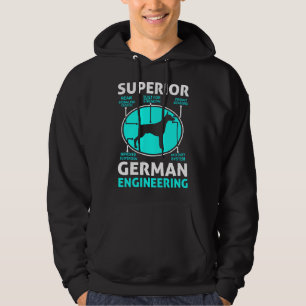 Doberman Pinscher  Superior German Engineering  30 Hoodie