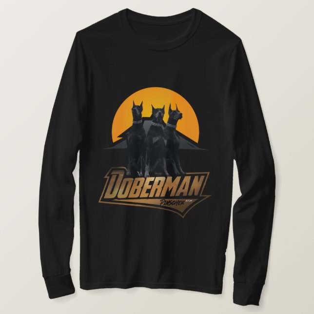 Doberman Pinscher T-Shirt (Design Front)