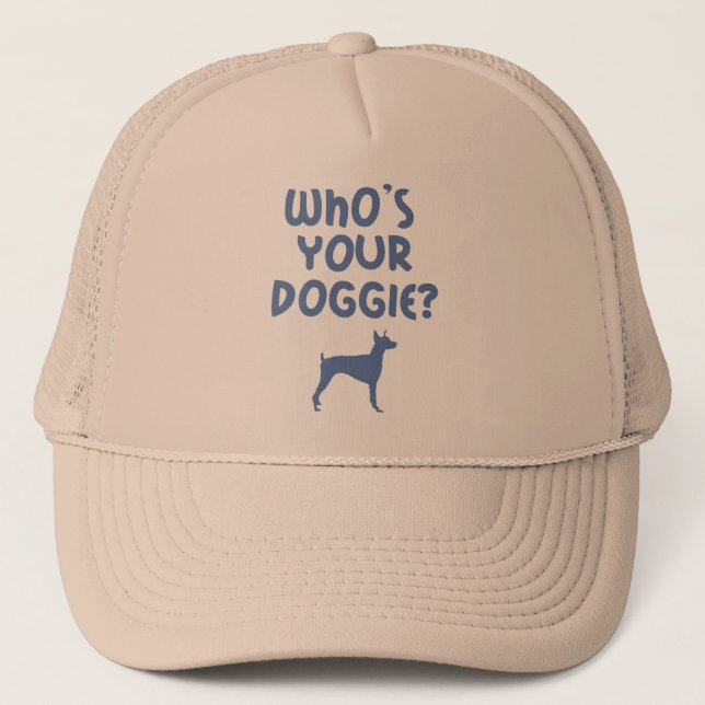 Doberman Pinscher Trucker Hat (Front)