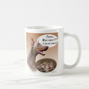 Doberman Pinscher Turkey Coffee Mug