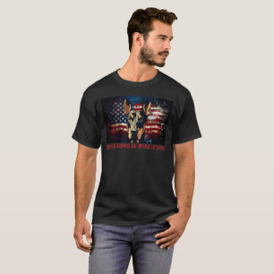 Doberman Pinscher USA Mom Dad T-Shirt