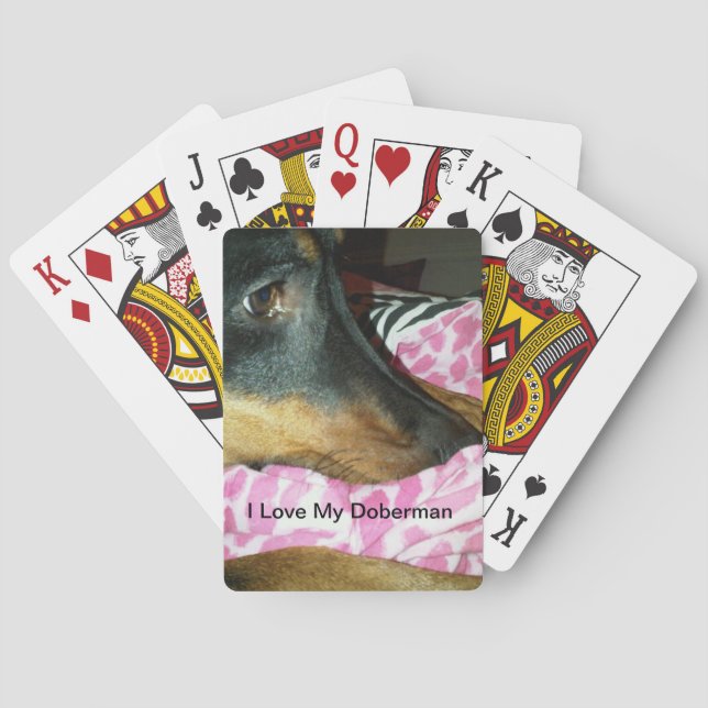 Doberman Playing Cards (Back)