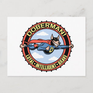 Doberman! Postcard