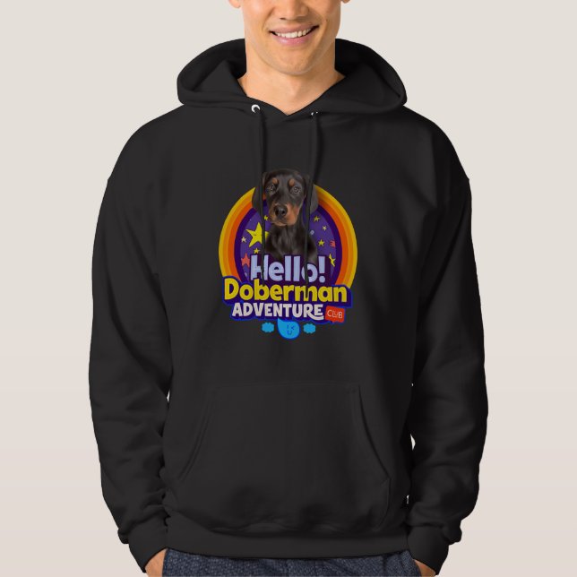 Doberman Puppy Dog Hoodie (Front)