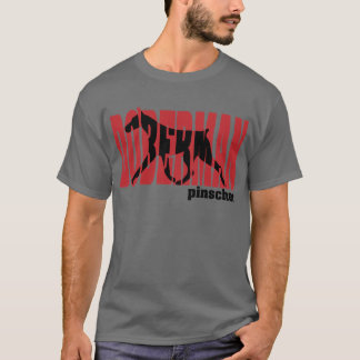 Doberman Silhouette, moving T-Shirt