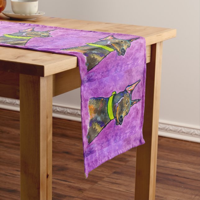 Doberman Table Runner (In Situ)