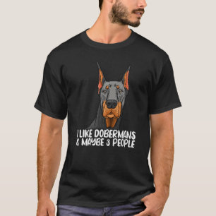Doberman Tshirt, Dog Lover Tee, Doberman Lover Pre T-Shirt