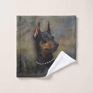 Doberman wash cloth