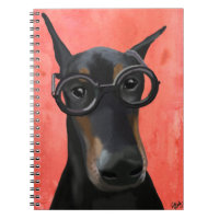 Doberman With Glasses